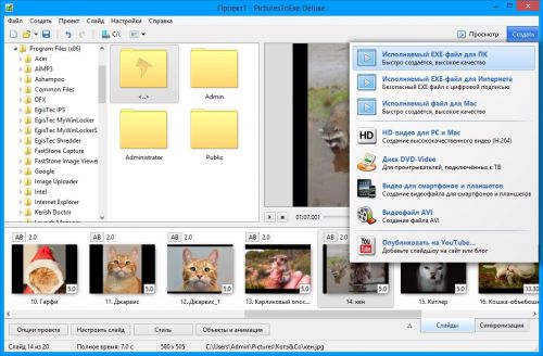 نرم افزار ساخت اسلاید و آلبوم عکس PicturesToExe Deluxe 8.0.14